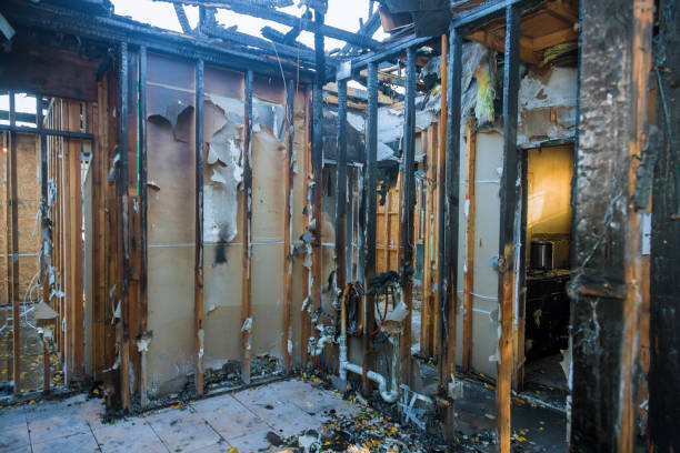 Professional Fire Board Up technician working in New Prague, MN